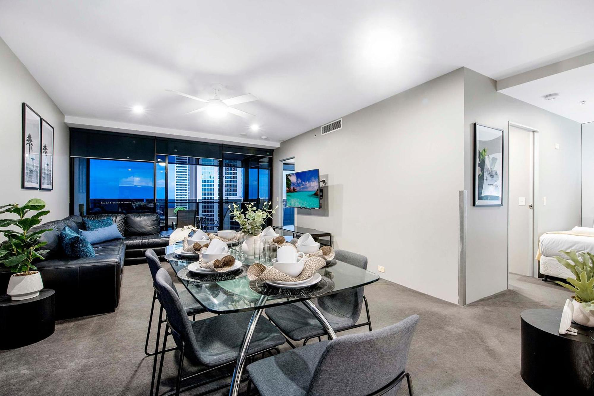 Ocean View Apartments With Balcony - Circle On Cavill - Central Location! - Self Contained & Privately Managed โกลด์โคสต์ ภายนอก รูปภาพ